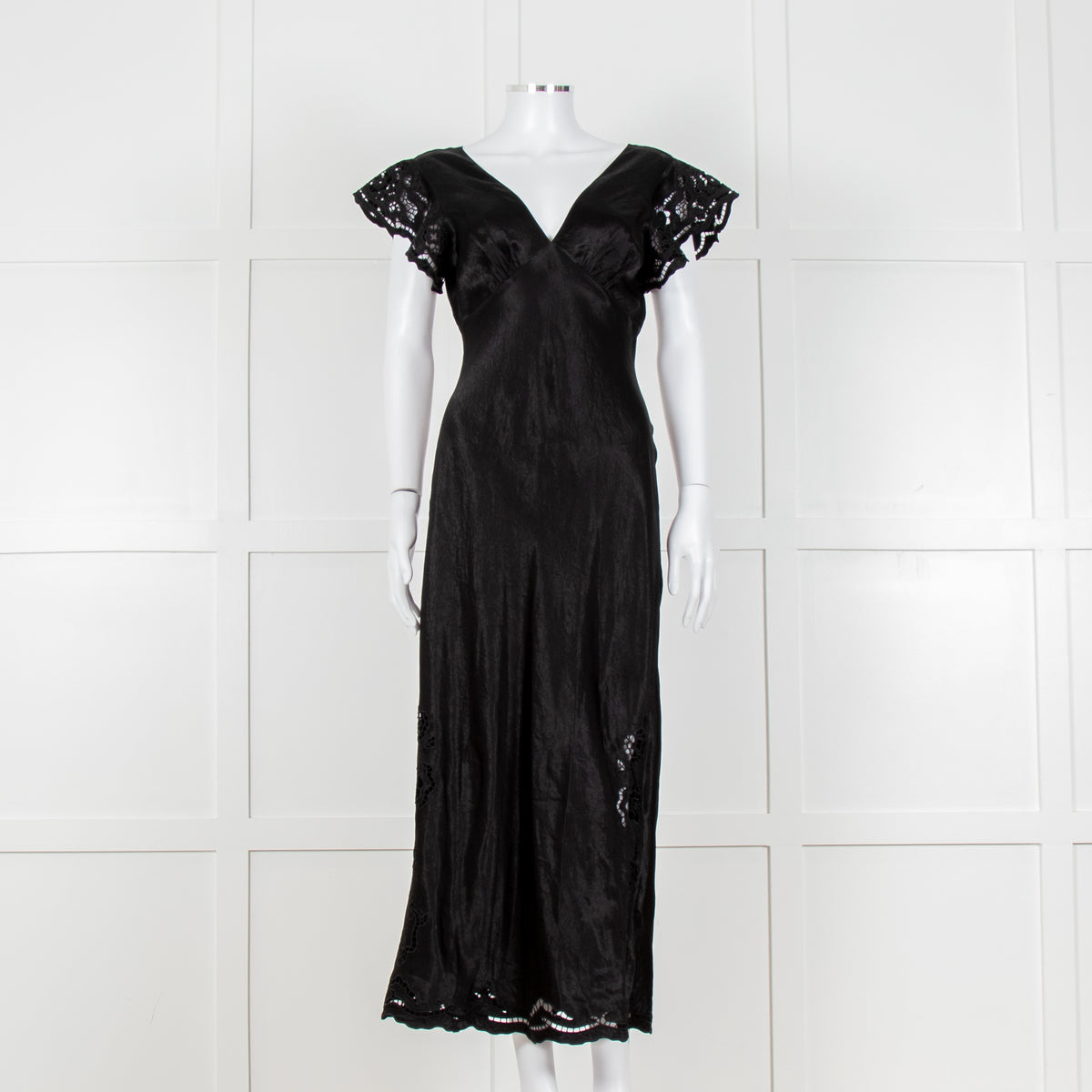 Rails McKenna Black Eyelet Maxi Dress