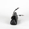 Durazzi Milano Black Leather Roll Bag