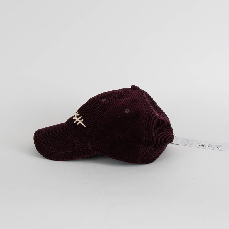Ba&sh Aubergine Purple Cord Be My Crush Baseball Cap