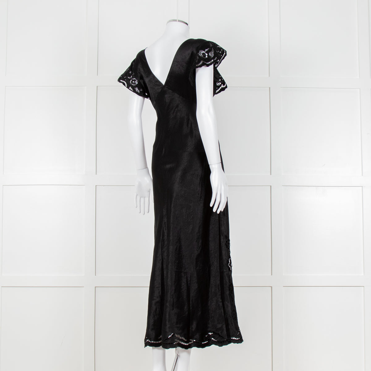 Rails McKenna Black Eyelet Maxi Dress