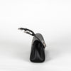 Durazzi Milano Black Leather Roll Bag