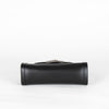 Durazzi Milano Black Leather Roll Bag
