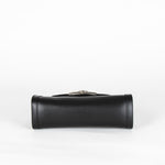 Durazzi Milano Black Leather Roll Bag