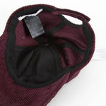 Ba&sh Aubergine Purple Cord Be My Crush Baseball Cap