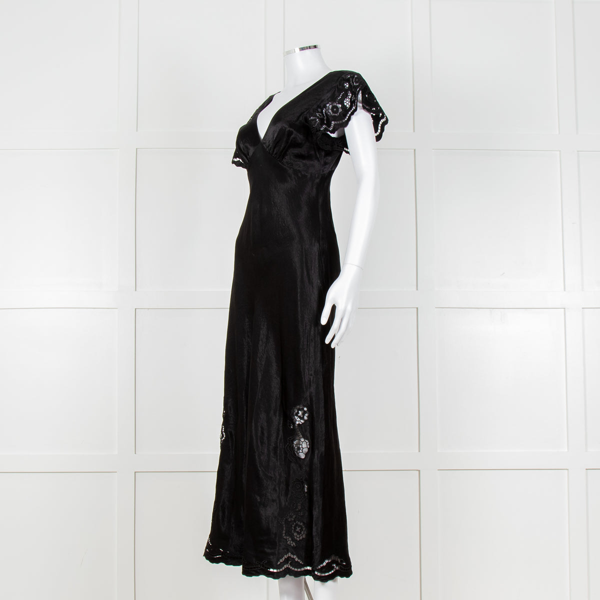 Rails McKenna Black Eyelet Maxi Dress