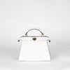 Fendi Cream Brown Peekaboo Two Sided Small Leather Bag