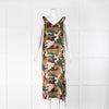 Baum und Pferdgarten Camo Frill Trim Midi Dress
