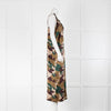 Baum und Pferdgarten Camo Frill Trim Midi Dress