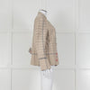 Pero Heavyweight Linen Tailored Jacket with Embroidered Detailing
