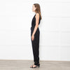 Phillip Lim Black Sleeveless Silk Jumpsuit