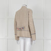 Pero Heavyweight Linen Tailored Jacket with Embroidered Detailing