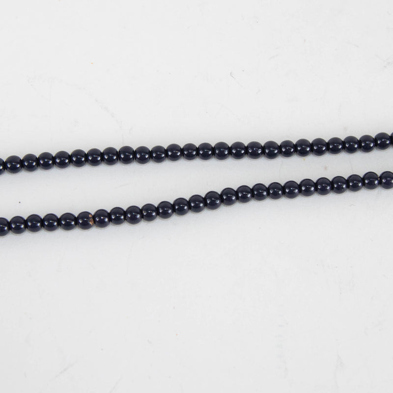 Weekend Max Mara Blue White Bead Tassel Necklace