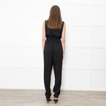Phillip Lim Black Sleeveless Silk Jumpsuit