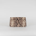 Michael Kors Brown Snake Effect Chain Crossbody