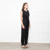 Phillip Lim Black Sleeveless Silk Jumpsuit