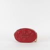 Miu Miu Red Oval Crossbody Quilted Bag