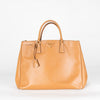 Prada Tan Saffiano Leather Galleria Bag