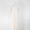 D Exterior Cream Long Line Waistcoat