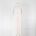 D Exterior Cream Long Line Waistcoat