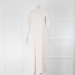 D Exterior Cream Long Line Waistcoat