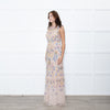 Needle & Thread Powder Pink Multi Embroidery Maxi Mesh Dress