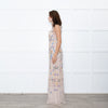 Needle & Thread Powder Pink Multi Embroidery Maxi Mesh Dress
