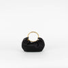 Kate Spade Black Gold Round Handle Mini Bag