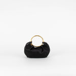 Kate Spade Black Gold Round Handle Mini Bag