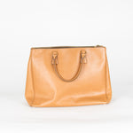 Prada Tan Saffiano Leather Galleria Bag