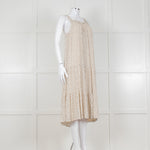 Rails Cream Sundress With Black Small Floral Print