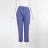 Marc By Marc Jacobs Blue Pink Check Trousers