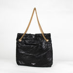 Balenciaga Black Crush Medium Tote Bag