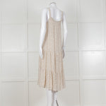 Rails Cream Sundress With Black Small Floral Print