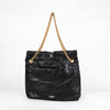 Balenciaga Black Crush Medium Tote Bag