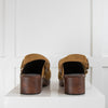 Re/Done Brown Suede Clogs