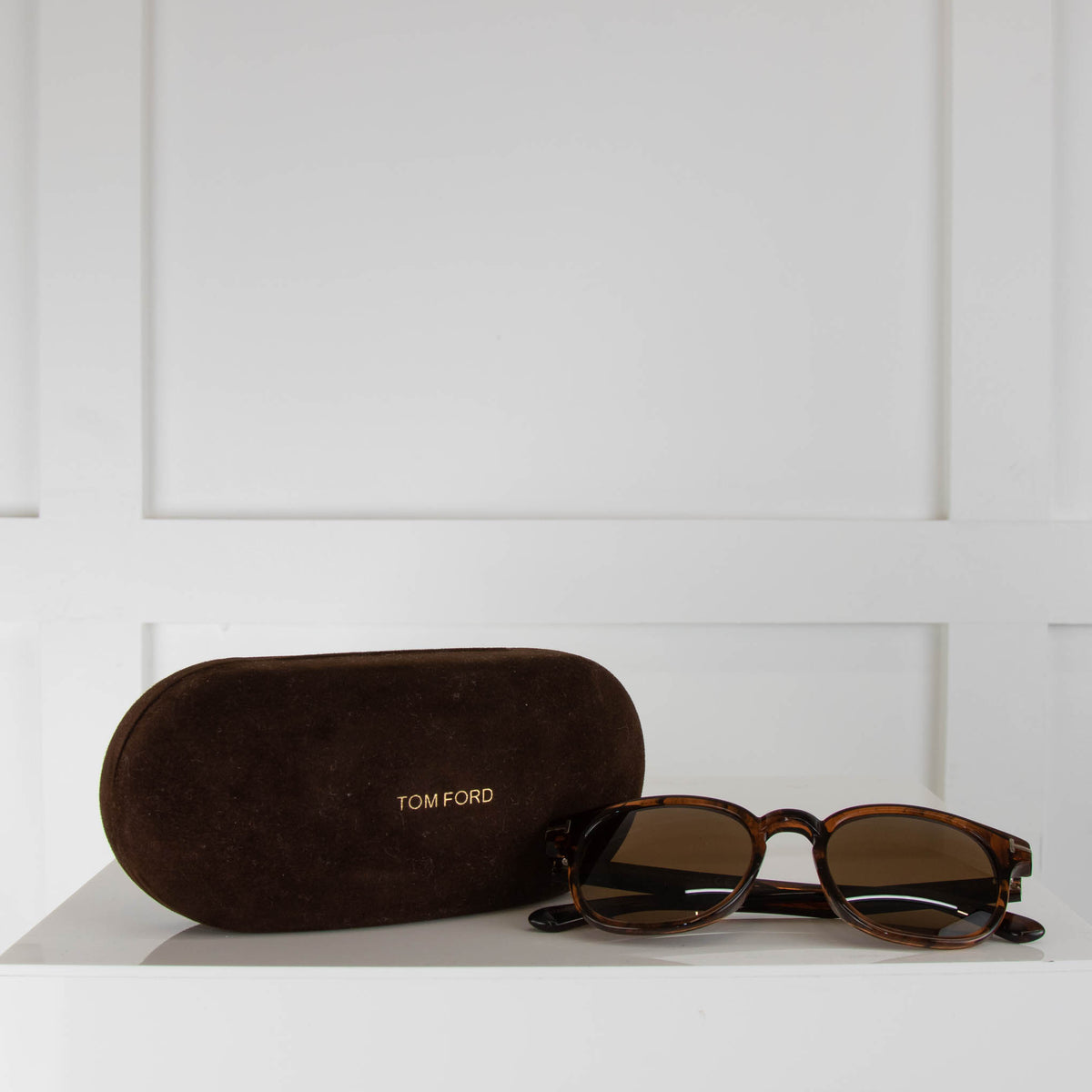 Tom Ford Brown Tortoise Shell Sunglasses