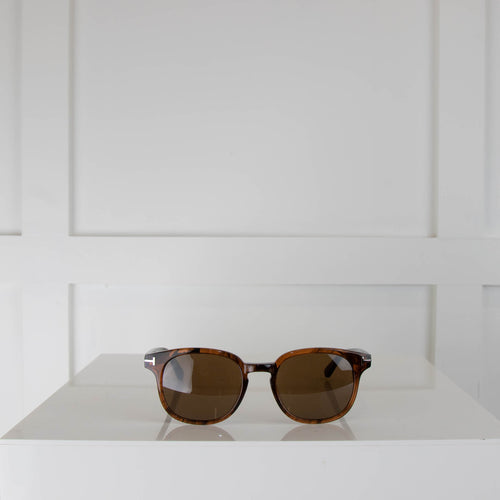 Tom Ford Brown Tortoise Shell Sunglasses