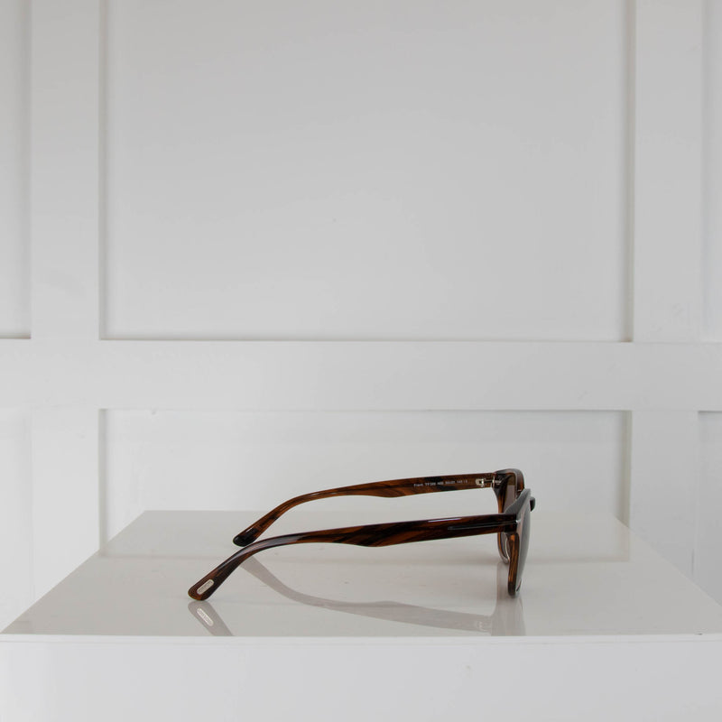 Tom Ford Brown Tortoise Shell Sunglasses