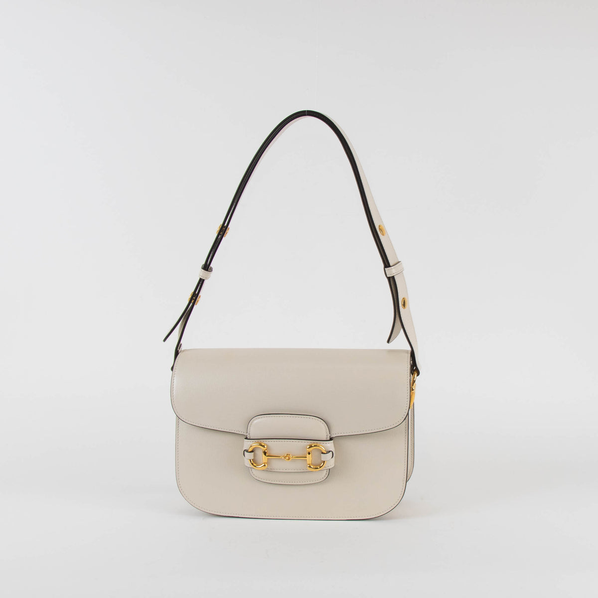 Gucci Horsebit White 1955 Crossbody Bag