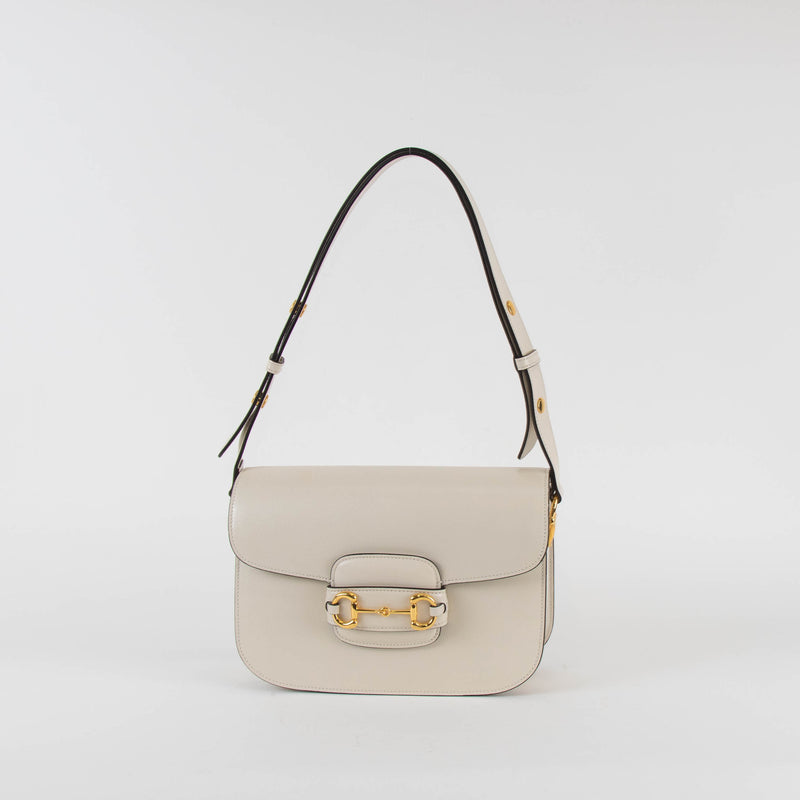 Gucci Horsebit White 1955 Crossbody Bag