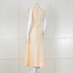 Iris & Ink Yellow Maxi Shirt Dress