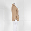 Pinko Safari Jacket with Wooden Jewelled Buttons