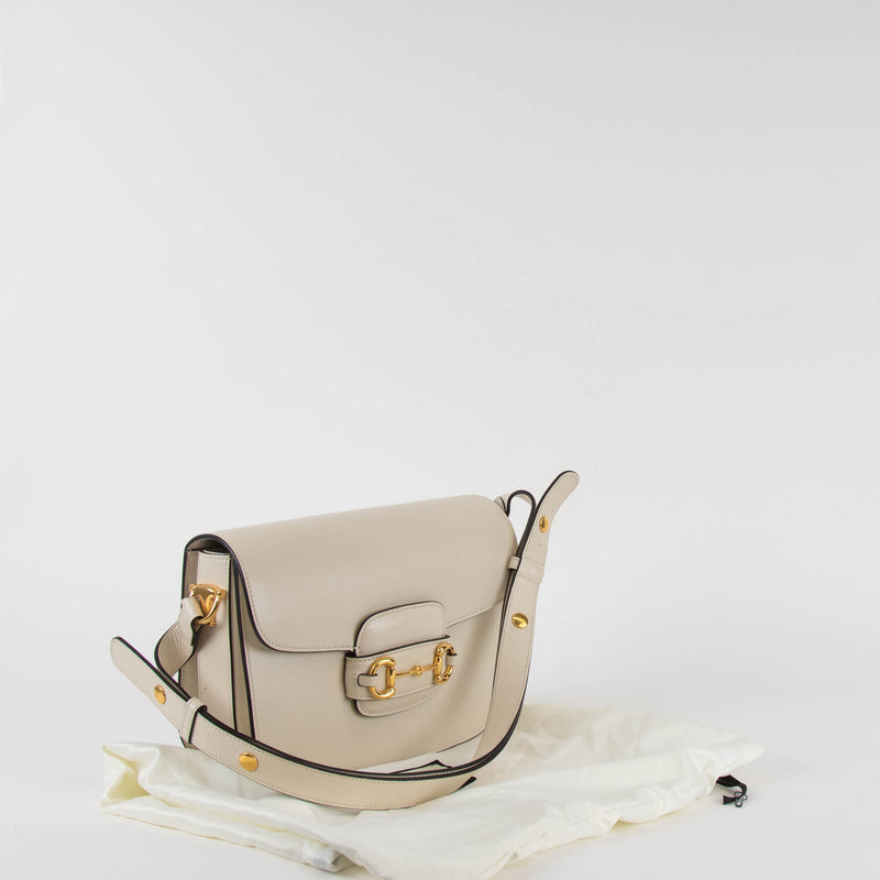 Gucci Horsebit White 1955 Crossbody Bag