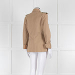 Pinko Safari Jacket with Wooden Jewelled Buttons