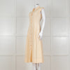 Iris & Ink Yellow Maxi Shirt Dress