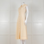 Iris & Ink Yellow Maxi Shirt Dress
