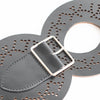 Alaia Black Wide Leather Corset Belt