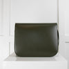 Celine Olive Green Leather Teen Classic Box Bag