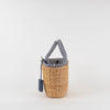 Prada Midollino Blue Wicker Crossbody Bag