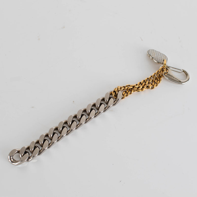 Alexander McQueen Mix Metal Curb Chain Bracelet